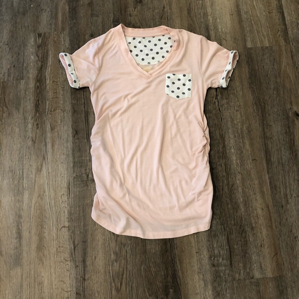 V-neck Maternity Tee